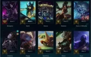 Conta - Platina 4, 90 Campeões, 30 Skins, 1 Vitoriosa