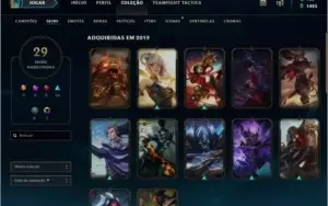 Conta - Platina 4, 90 Campeões, 30 Skins, 1 Vitoriosa