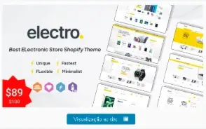 Tema Shopify Electro Eletroeletrônico + Atualizações