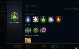 Conta gold 3 196 skins + 2 ultimate 131 campeões + 300 icone