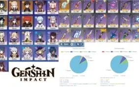 CONTA GENSHIN IMPACT AR48 VÁRIOS 5*