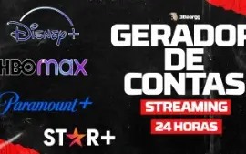 Gerador De Contas Streaming - 100 Contas Por Hora