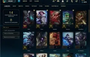 Conta Platina 3 com 21 Champs
