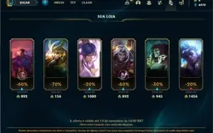 Conta Platina 3 com 21 Champs