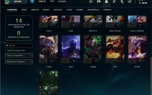 Conta Platina 3 com 21 Champs