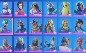 Conta Fortinite Com minty, Glow, e varias outras skins raras