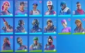 Conta Fortinite Com minty, Glow, e varias outras skins raras