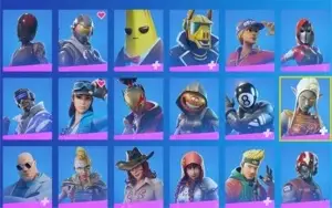 Conta Fortinite Com minty, Glow, e varias outras skins raras