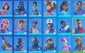 Conta Fortinite Com minty, Glow, e varias outras skins raras