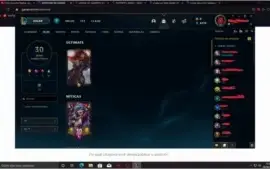 conta de lol gold 4 skins e champs !