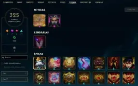 Conta League of Legends criada em 2014 - full campeões