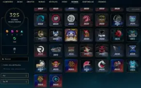Conta League of Legends criada em 2014 - full campeões