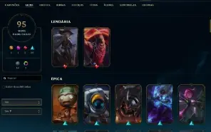 Conta Lol 95 Skins Full Acesso