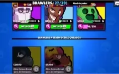 Conta Brawl stars semi full 2 Lendários e 7k+ troféus
