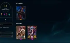CONTA GOLD 4 COM MUITAS SKINS E CAMPEÕES