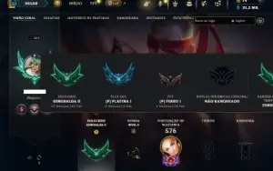 Esmeralda 2 com TODOS os champs e 503 Skins + 13 Prestigios