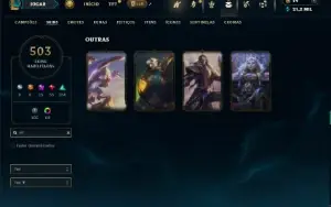 Esmeralda 2 com TODOS os champs e 503 Skins + 13 Prestigios
