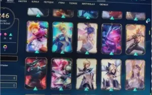 Conta plat 1 lol