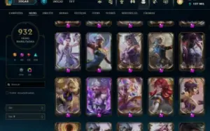 Conta lol 932 skins, 40 skin prestige, aceito negociar valor