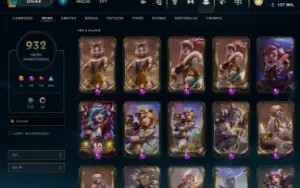 Conta lol 932 skins, 40 skin prestige, aceito negociar valor