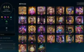 Conta lol 932 skins, 40 skin prestige, aceito negociar valor