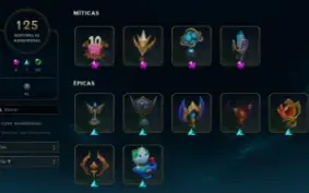 Conta lol 932 skins, 40 skin prestige, aceito negociar valor