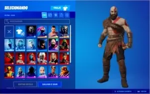 FORTNITE TOP, KRATOS MARVEL E LENDAS CONGELADAS