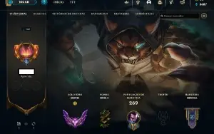 Mestre 67% wr/ 112 skins/ 123 campeões