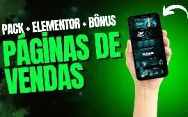 Pack 8 Páginas de Vendas + Elementor Pro 2025 + Bônus💥