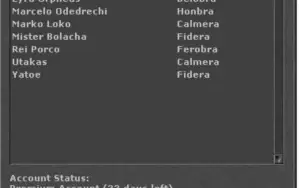 Conta tibia com vários personagens com skills boas