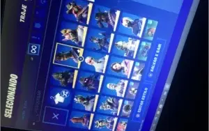vendo conta Fortnite +60 skins e itens raros