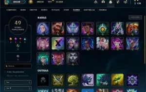 Conta prata 2 com 21 Champs e 7 Skins