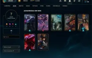 Conta prata 2 com 21 Champs e 7 Skins