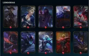 Conta Gold1 130 skins 134 campeões e 21k EA