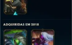CONTA LOL 126 CHAMP, 77 SKINS