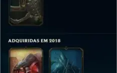 CONTA LOL 126 CHAMP, 77 SKINS