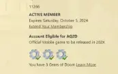Conta Adventure Quest Worlds+ Member + 11k de acs