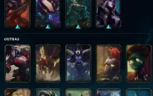 Conta LoL | Full Dados | Platina IV | 126 Skins | Chibis TFT