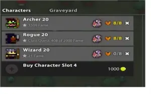 Realm of the mad god ACCOUNT