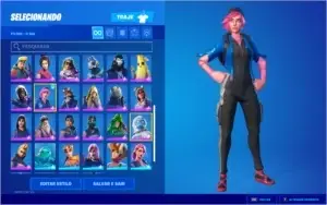 Conta Fortnite com salve o mundo e varias skins