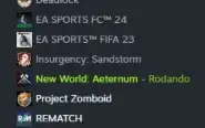 Conta new world c/STEAM LV 55, 14 ANOS