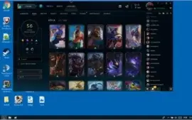 CONTA DE LOL LVL 97, GOLD 4, 56 SKINS, 17 EMOT, 12 SENTINELA