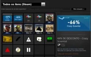Conta de Steam no valor de 970€