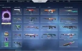 Conta valorant (700 reais em skins)
