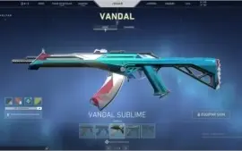 Conta valorant (700 reais em skins)