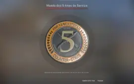 Conta CS:GO medalha 5/10 anos