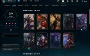 Conta LoL [Ouro 1] 78 Campeões, 29 Skins MUITO BARATA
