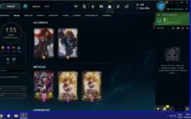 Conta lol Diamante 3 - 135 Skins + 80 Gemas ACEITO OFERTA!