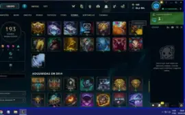 Conta lol Diamante 3 - 135 Skins + 80 Gemas ACEITO OFERTA!