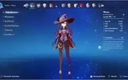 GENSHIN IMPACT [EU] AR56 DILUC MONA QIQI KEQING + 2x 5* WPN